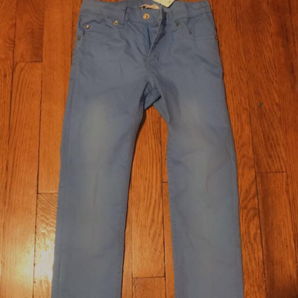 New blue jeans for little girls